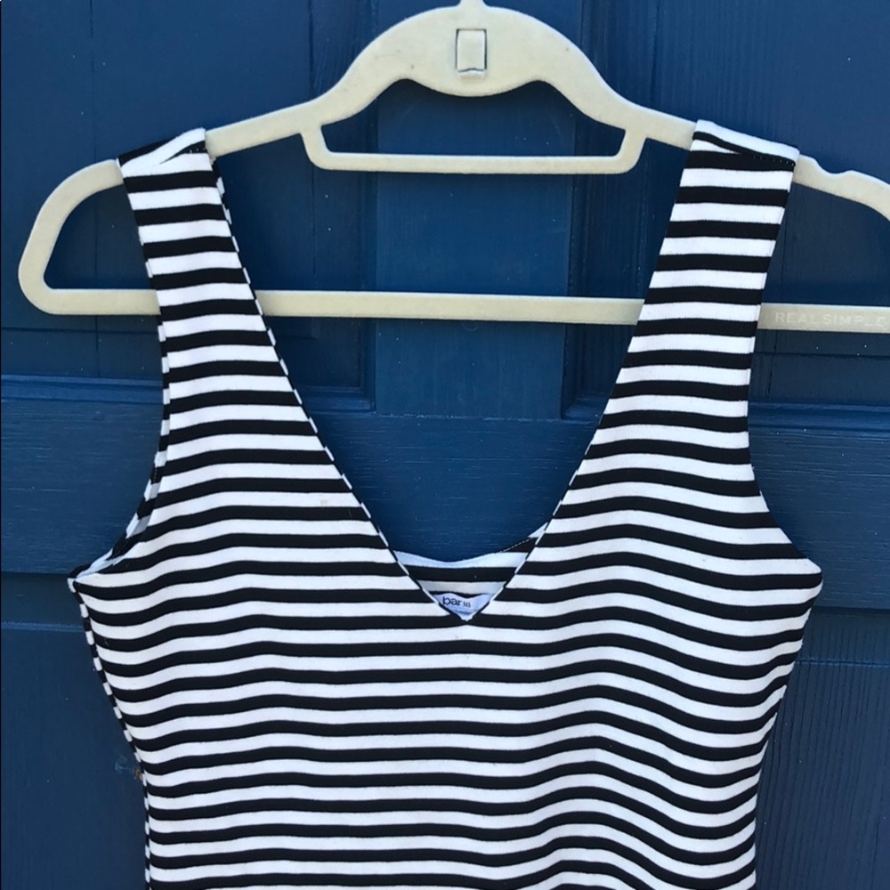 Striped Bodycon Dress - Picture 2 of 4